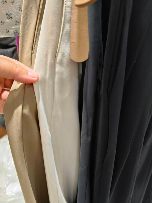 High Quality Pleated Formal Trousers With Belt